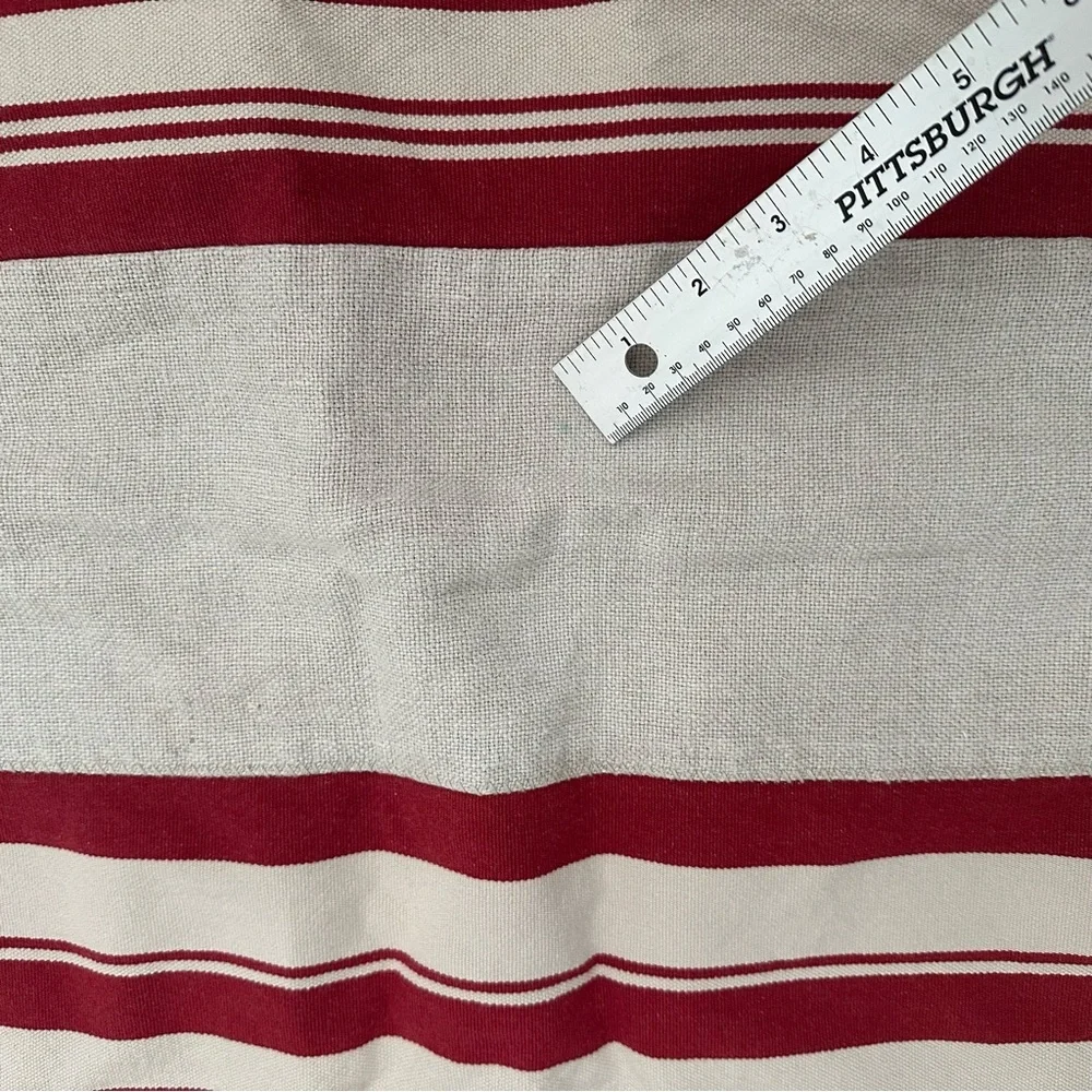 Pottery Barn Stripe Red And Cream 50